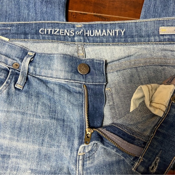 CITIZENS OF HUMANITY Denim Dani Cropped Straight Leg Mid Rise Jeans Size 28 - Picture 6 of 11